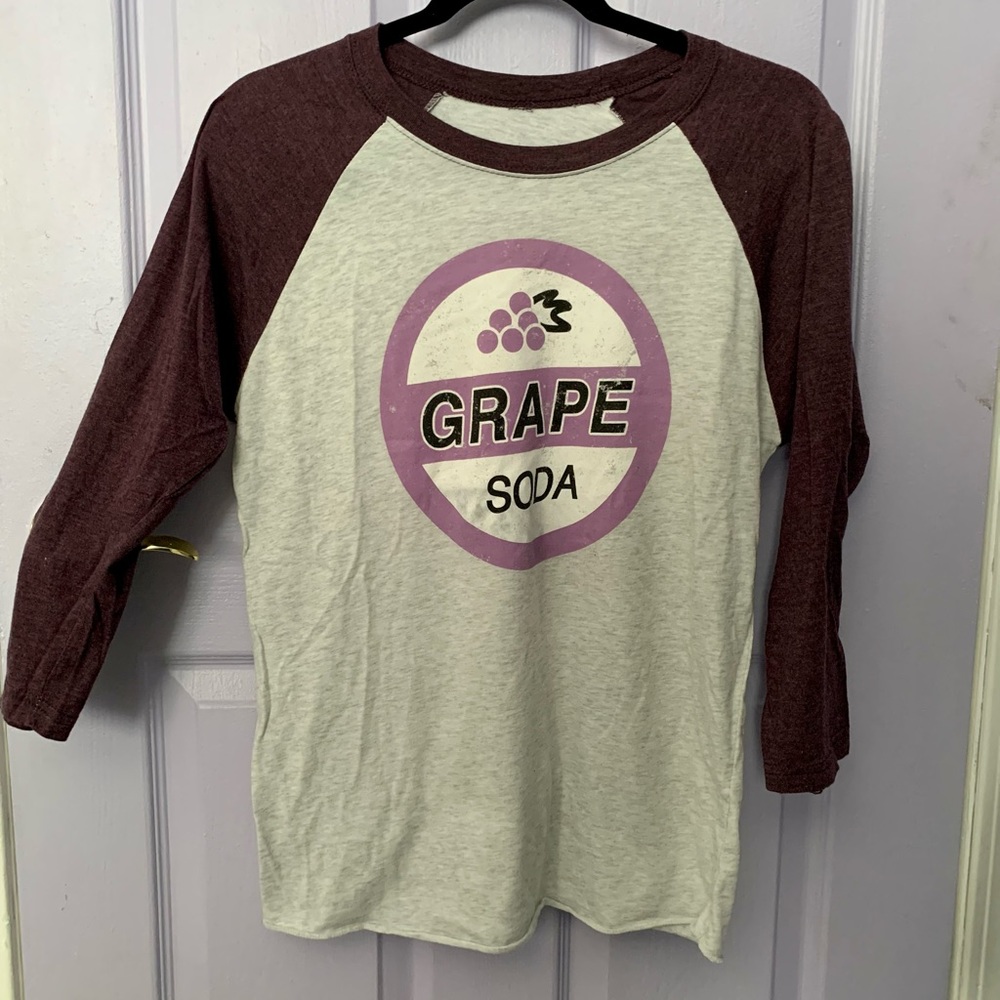 “Grape Soda” Baseball T